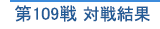 第109戦 対戦結果